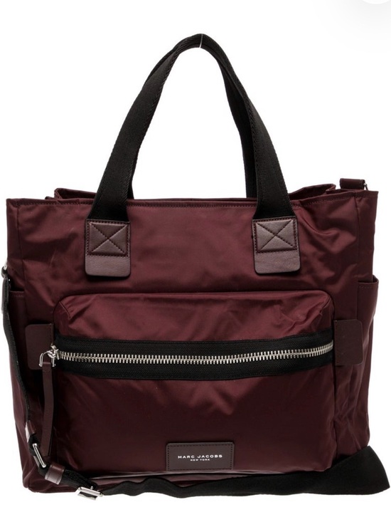 Marc Jacobs Handbags - Authentic Marc Jacobs Women's Burgundy Nylon Tote Bag